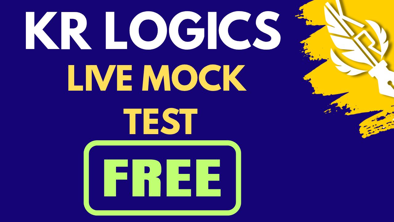 LIVE  MOCK TEST BY KR LOGICS