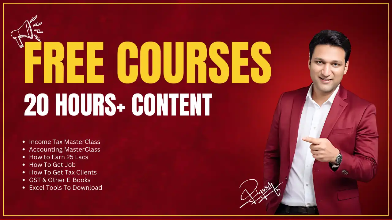 Free Videos By CA Piyush Sir- 2025