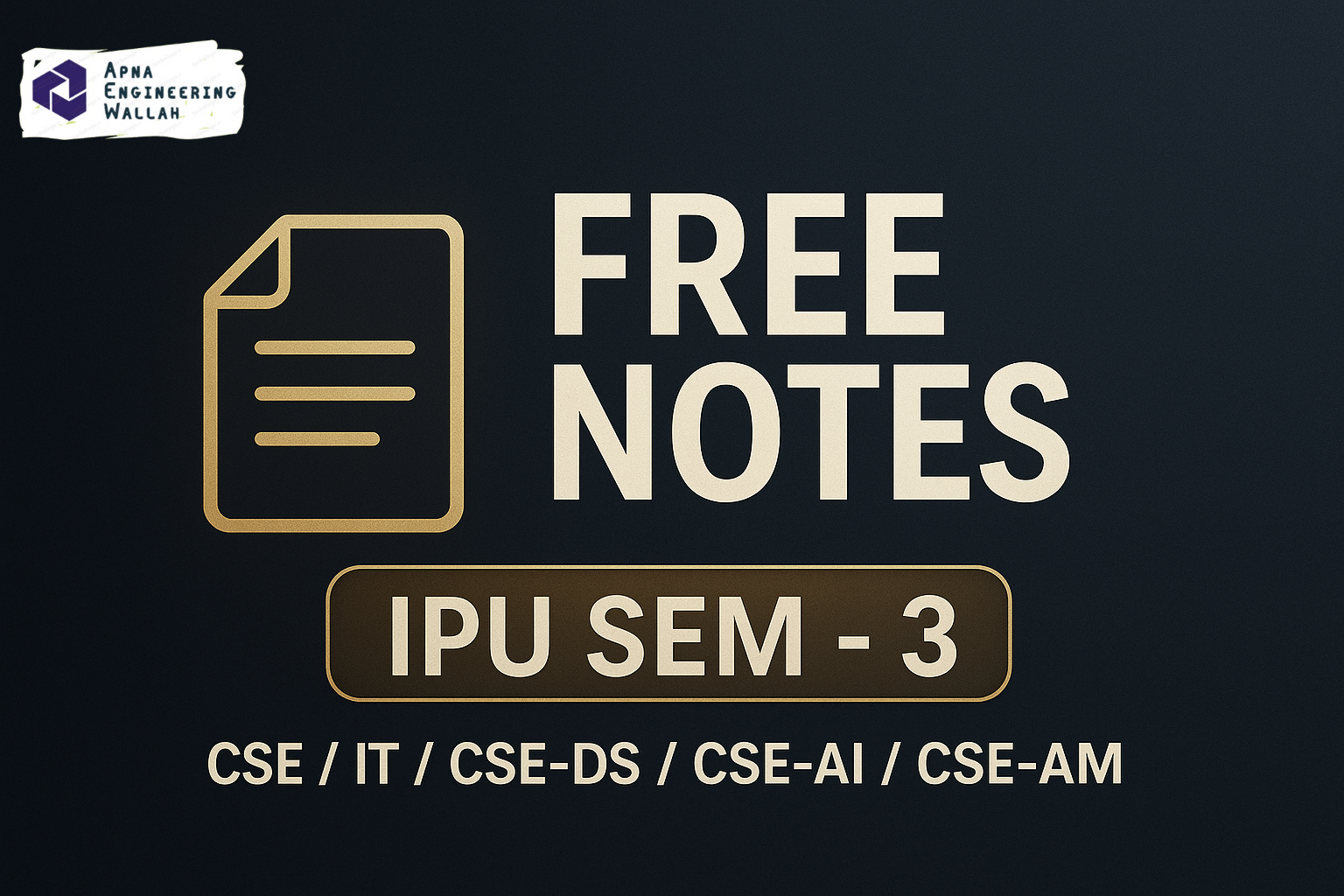 SEM 3 NOTES IPU