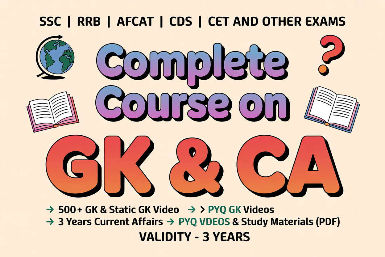GK, Static GK and Current Affairs For All Competitive Exams