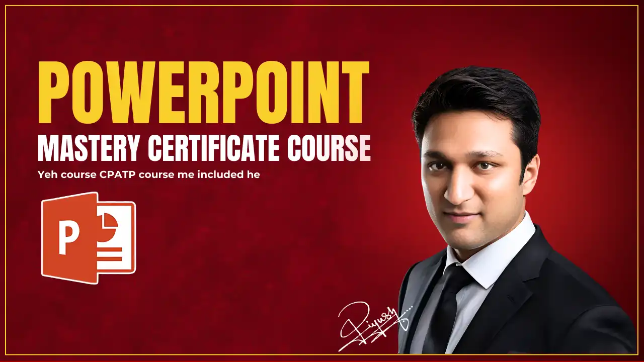 Advance PowerPoint Certification Course | Graphics Posters Animated Videos - 2025