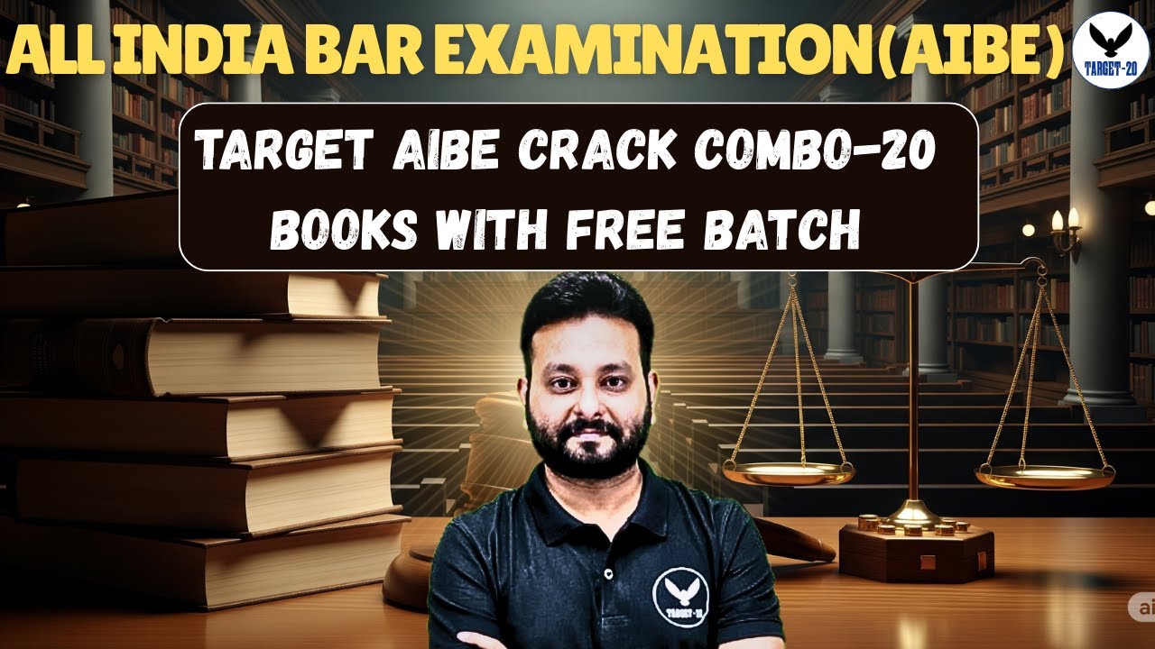TARGET AIBE Crack Combo – 20 Books & Batch FREE