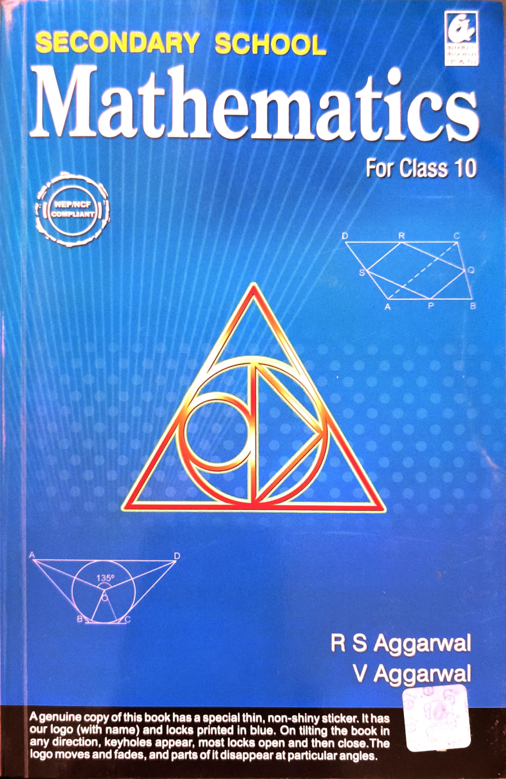 RS AGARWAL MATHS CLASS 10