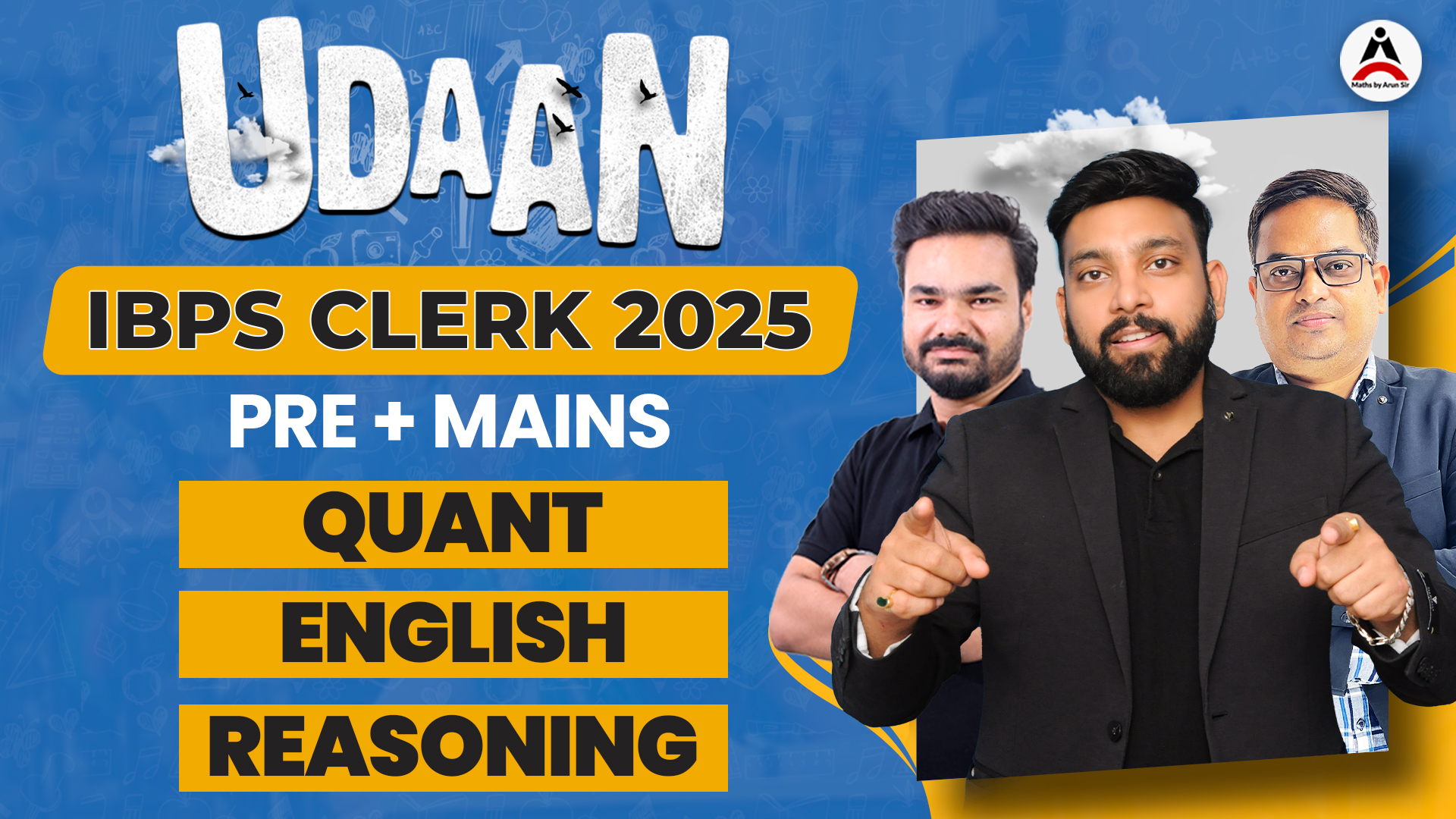Udaan Batch for IBPS Clerk Prelims 2025-26 | Quant + Reasoning + English