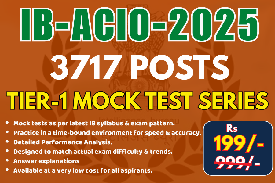 IB-ACIO MOCK TESTS SERIES