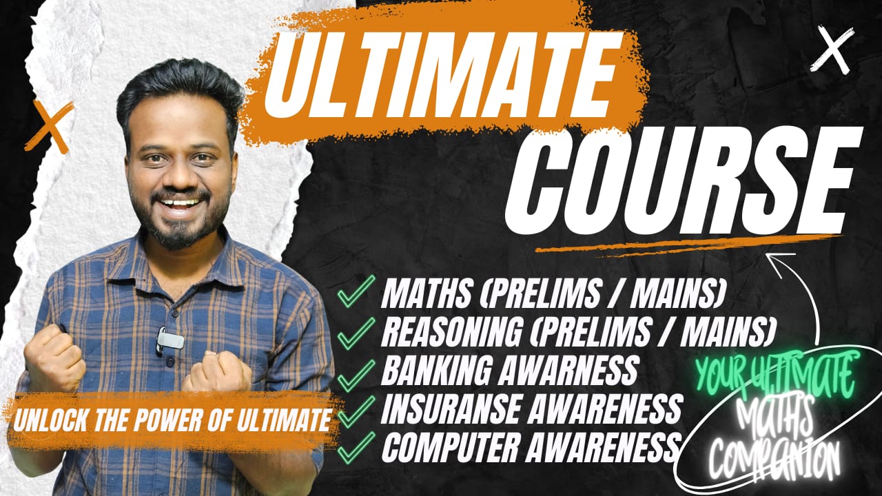Ultimate Course For Bank Exam-12Month + 2 Month Extra Validity ( All In One Course)