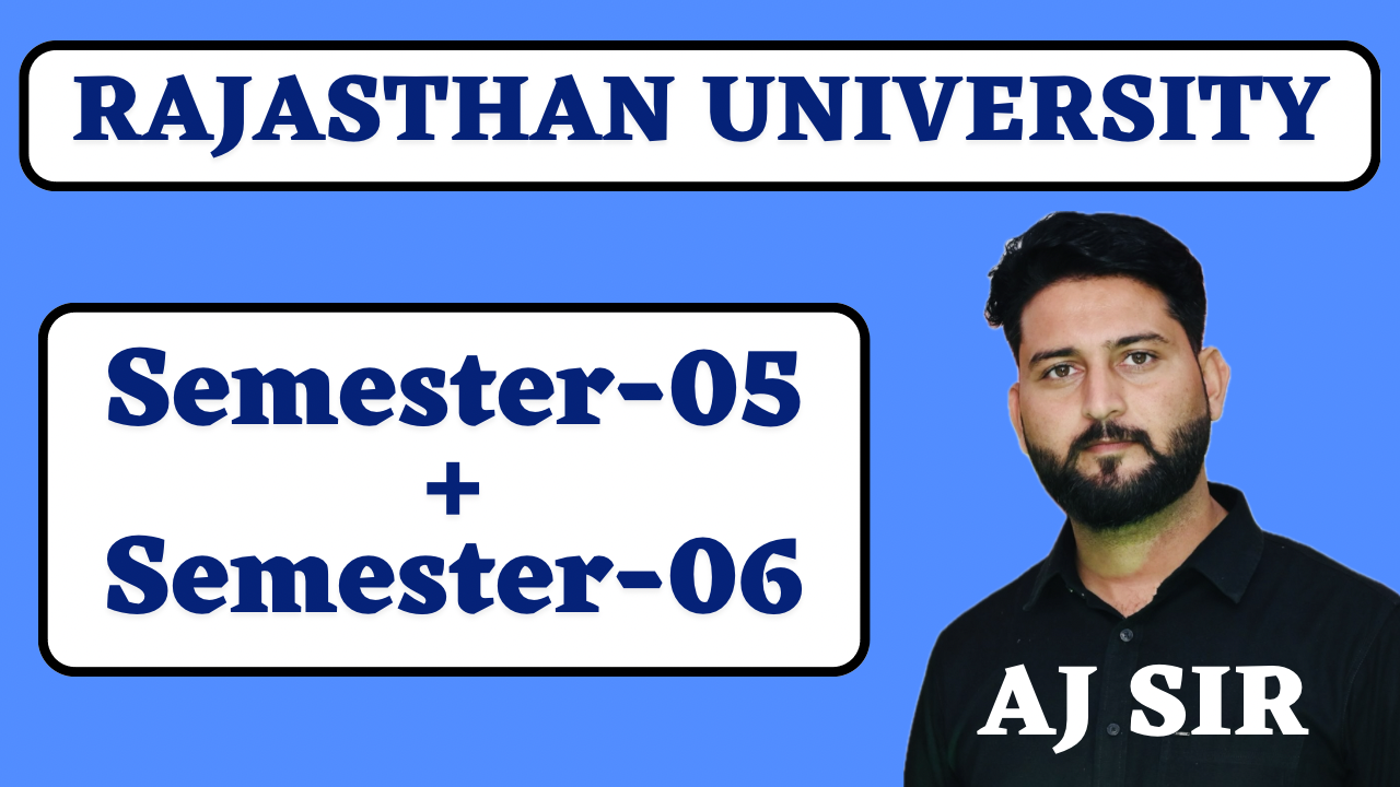 RAJ UNIVERSITY B.Sc. MATHEMATICS ( SEM-05 + SEM-06 )