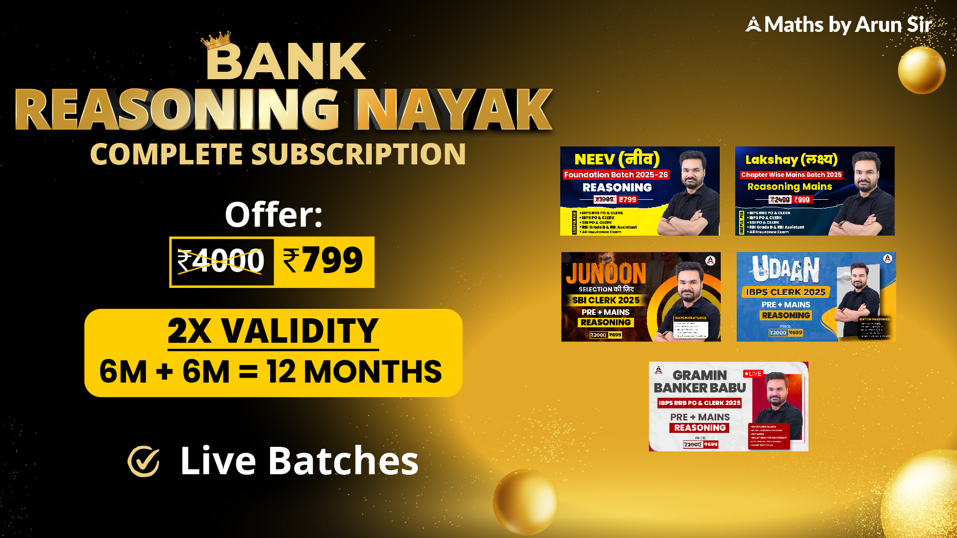 Reasoning Nayak Subscriptions For All Banking & Insurance Exam