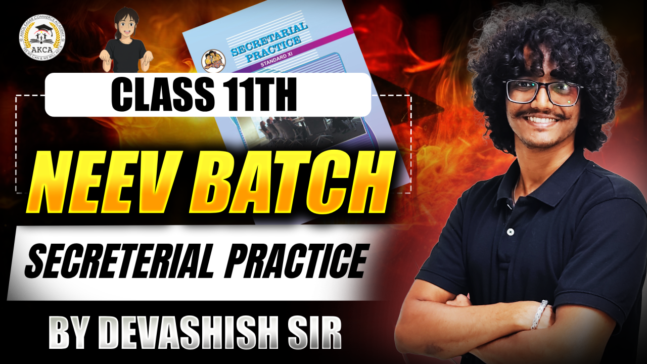 11th COMMERCE | SP | NEEV BATCH | 2026