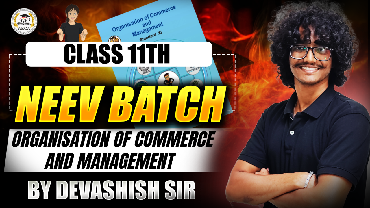 11th COMMERCE | OCM | NEEV BATCH | 2026