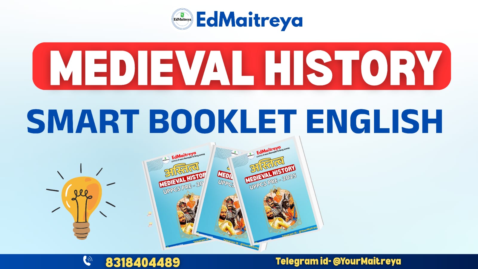 Medieval History English Booklet (UPPCS Prelims 2025)