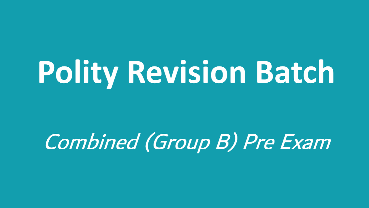 Polity Revision Batch