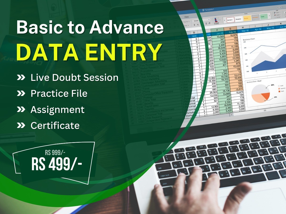 DATA ENTRY MASTERY COURSE WITH CERTIFICATE