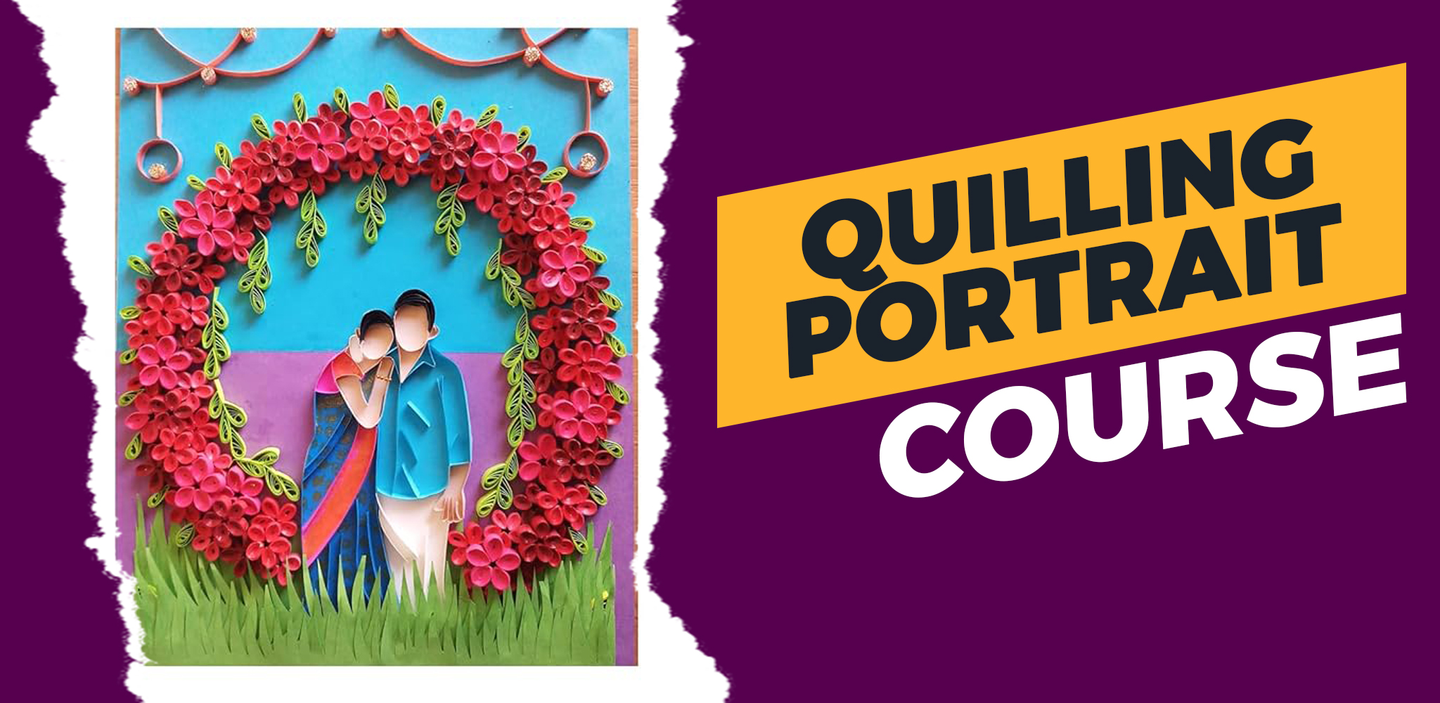 Quilling Portrait Art