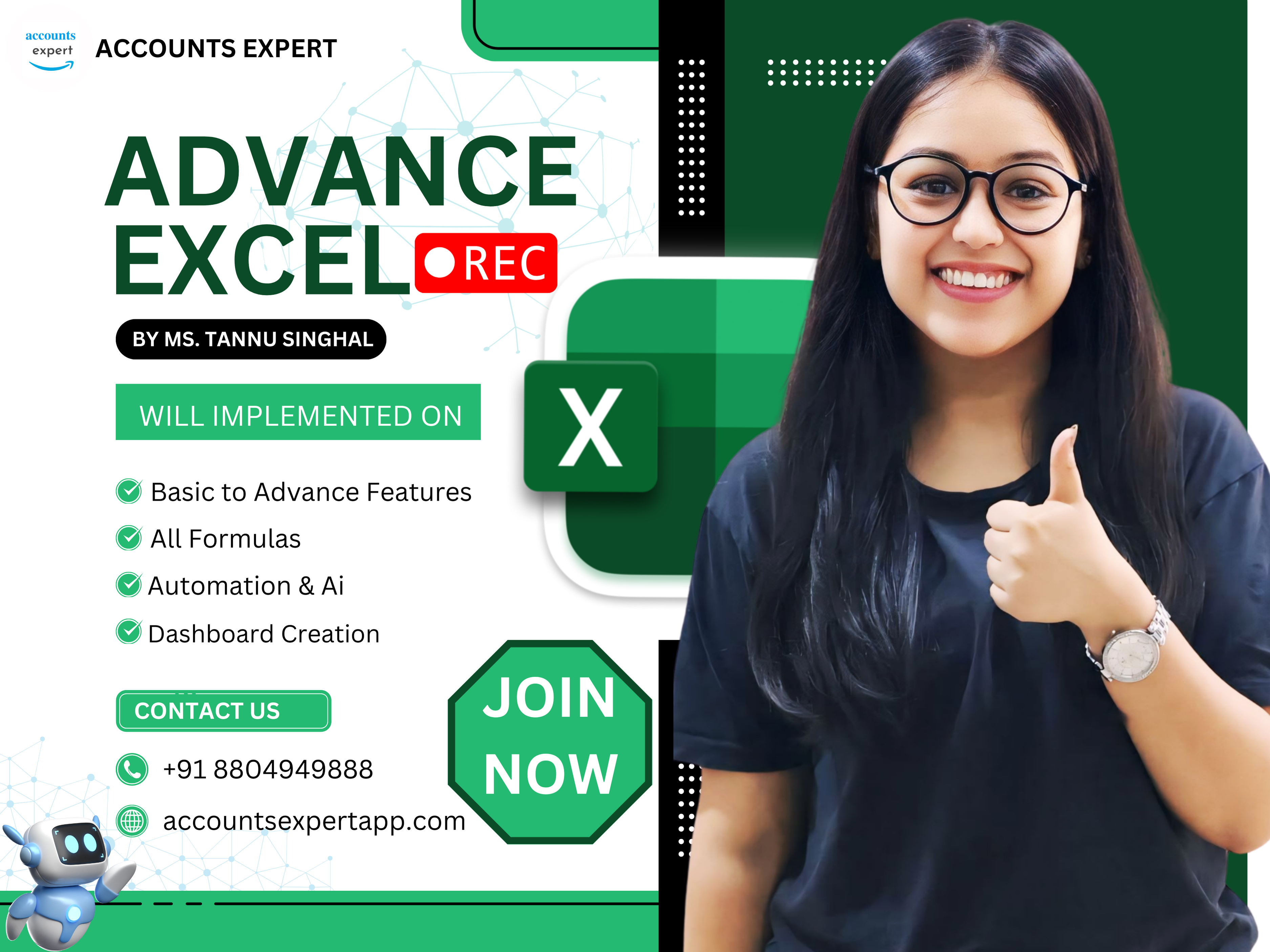 Excel Advance Recorded Course for Professionals