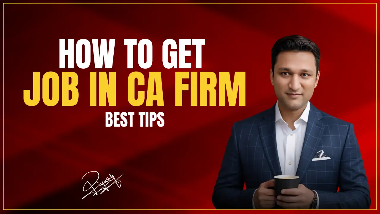 How To Get Job In CA Firm - 2026