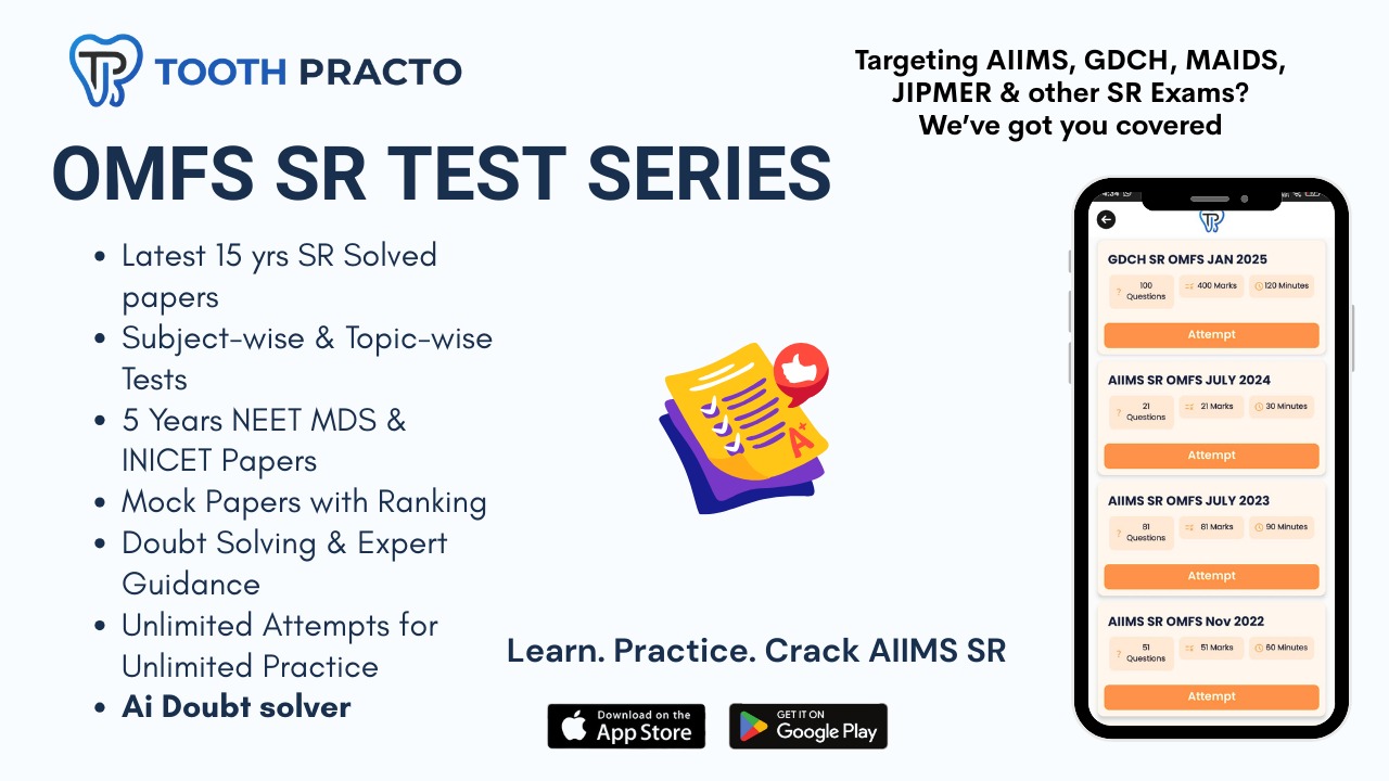 OMFS SR TEST SERIES