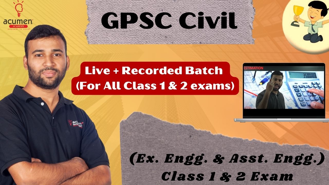 Achievers Foundation Batch GPSC Civil Class 1 & 2