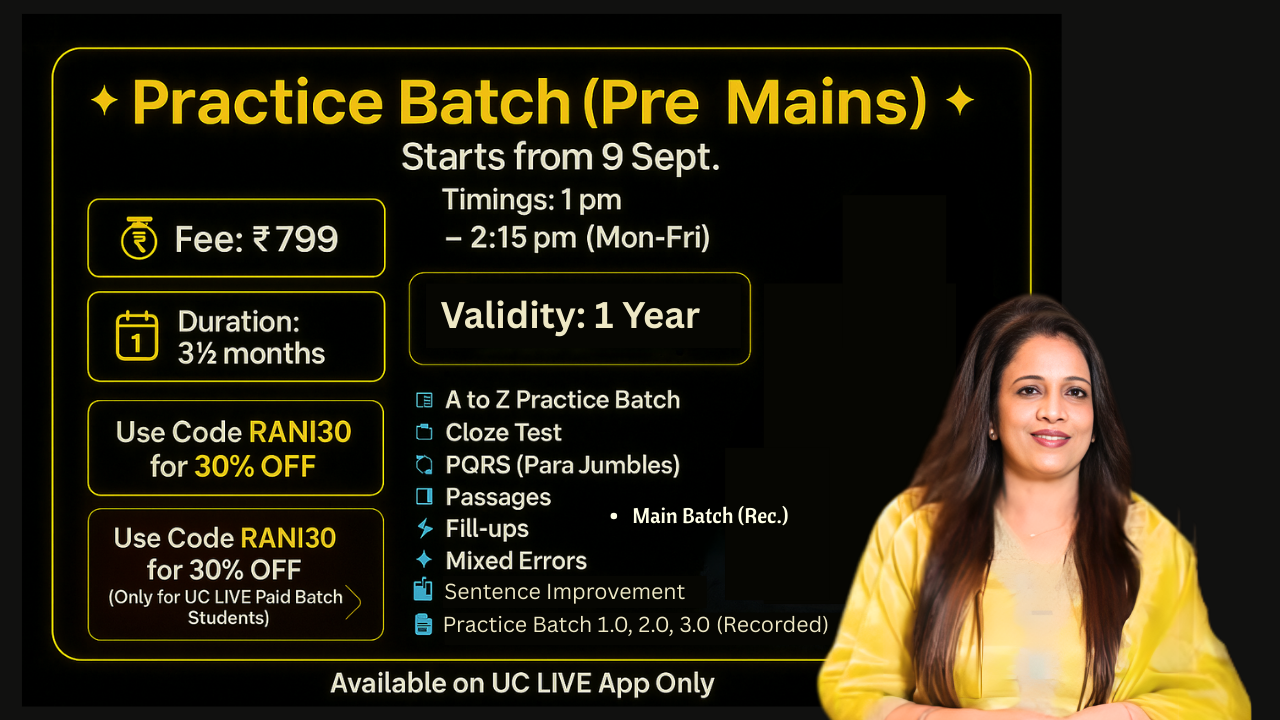 Complete Practice Batch (Pre + Mains) 