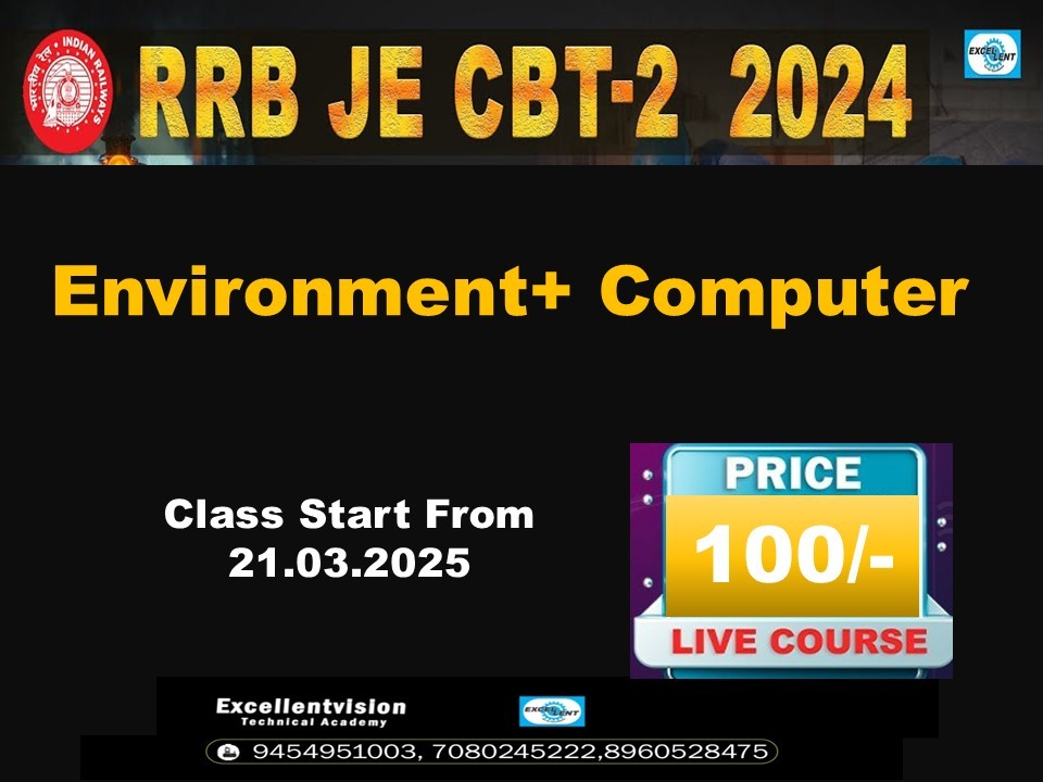Environment+ Computer (RRB JE CBT-02)-Live Class 649297