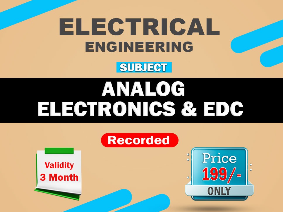 Analog Electronics & EDC (Recorded) 361791