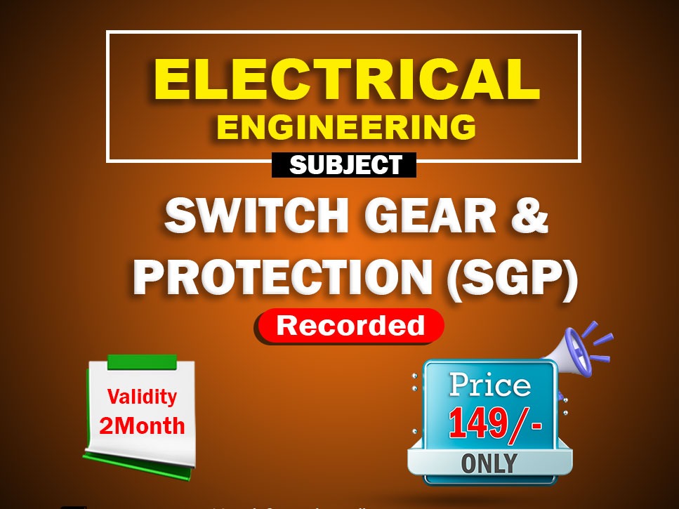 Switch Gear & Protection (Recorded) 363127