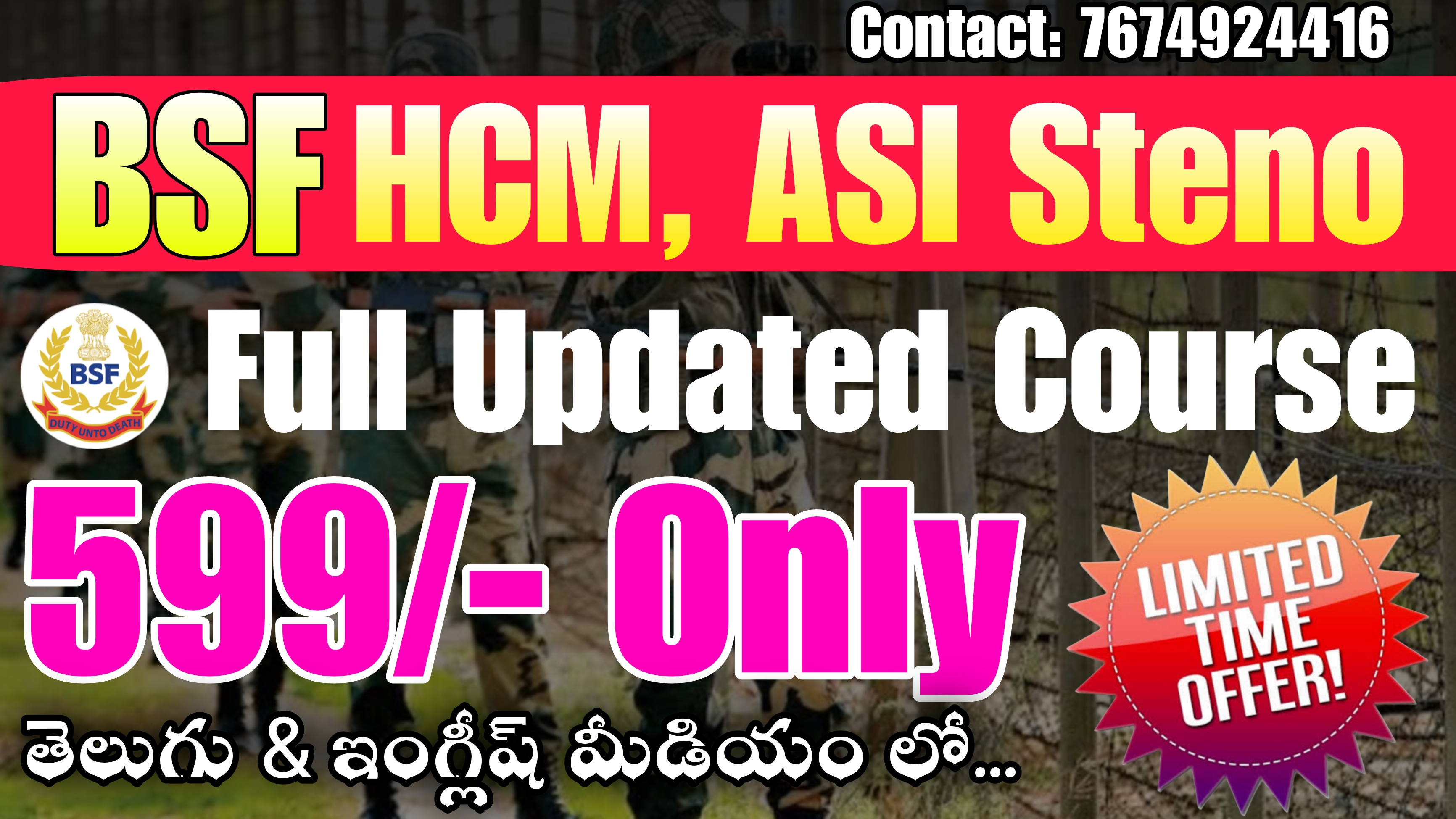 BSF HCM and ASI Steno Full Course 