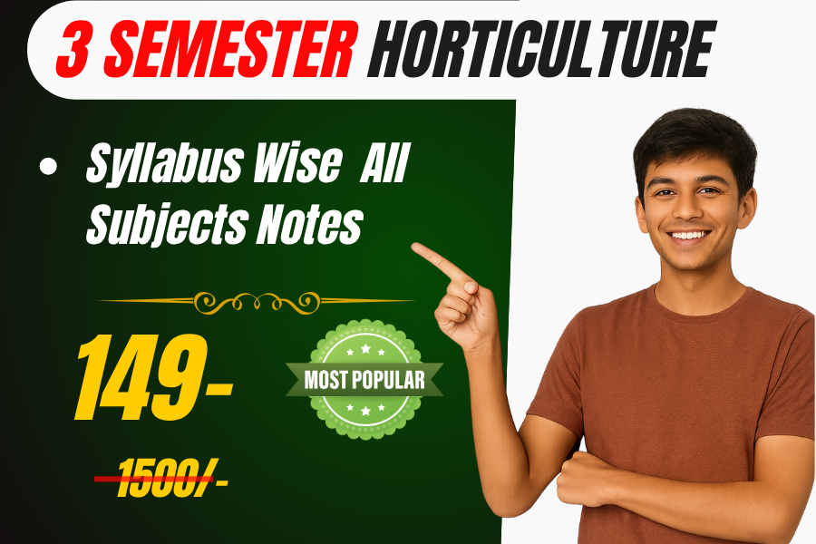 #3rd Semester Horticulture