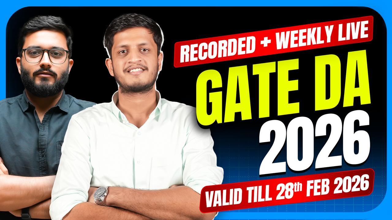 GATE DA - 2026 (Recorded + Weekly Live)
