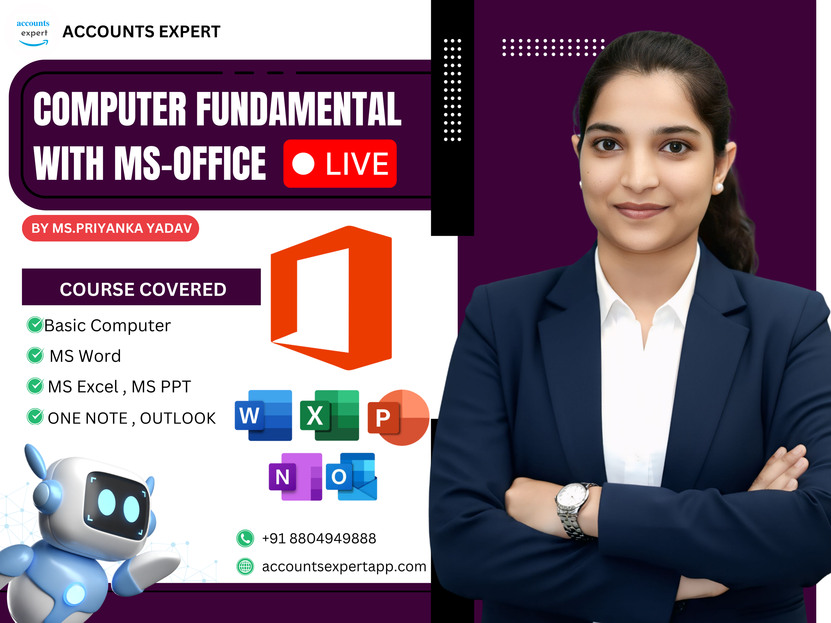 Computer Fundamental LIVE with MS-OFFICE