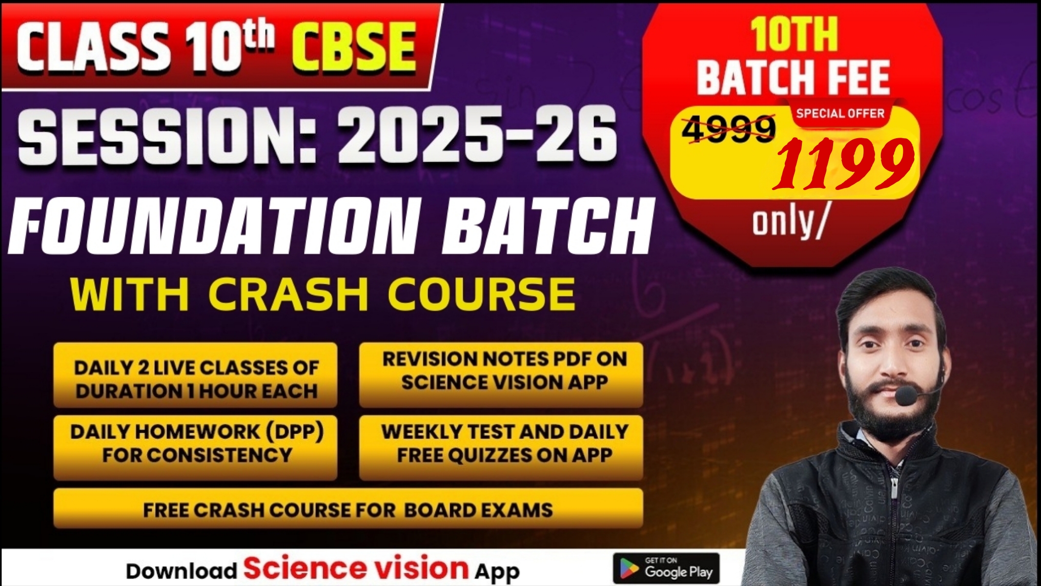 CLASS 10 CBSE FOUNDATION BATCH [2025-26]