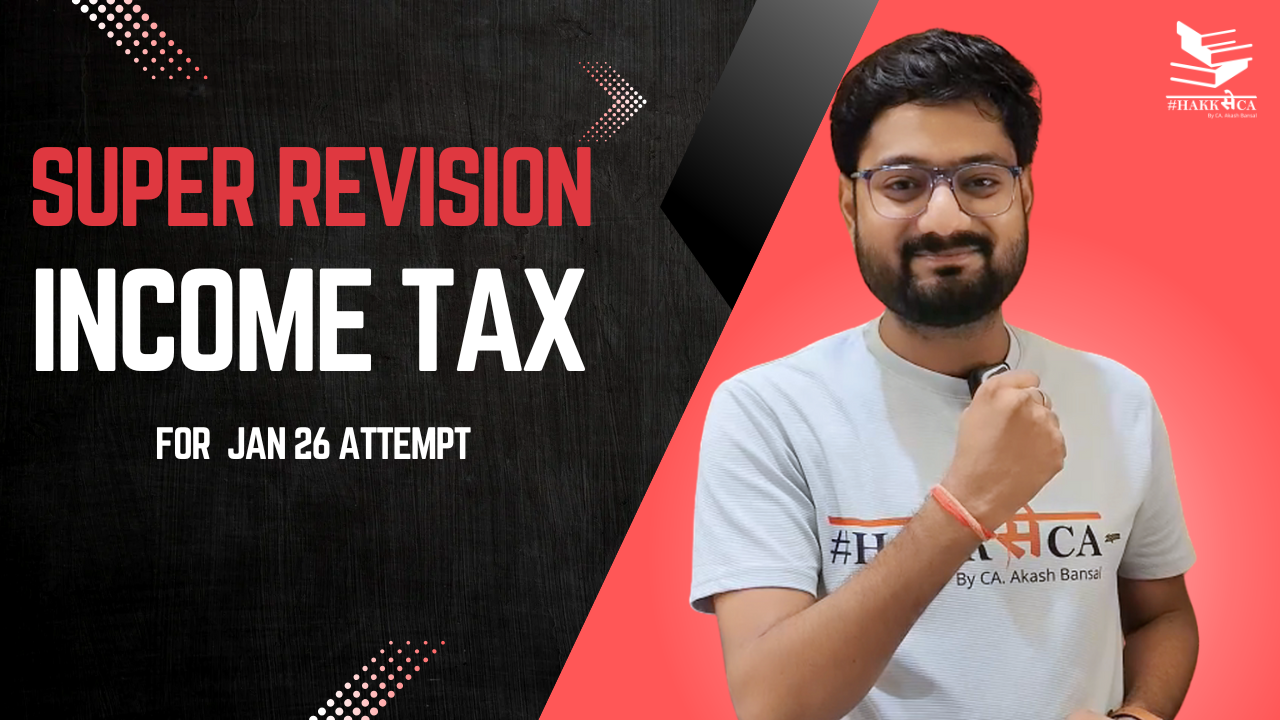 DT Revision Series | 100% Coverage in 8 Hours | CA Inter | Jan26