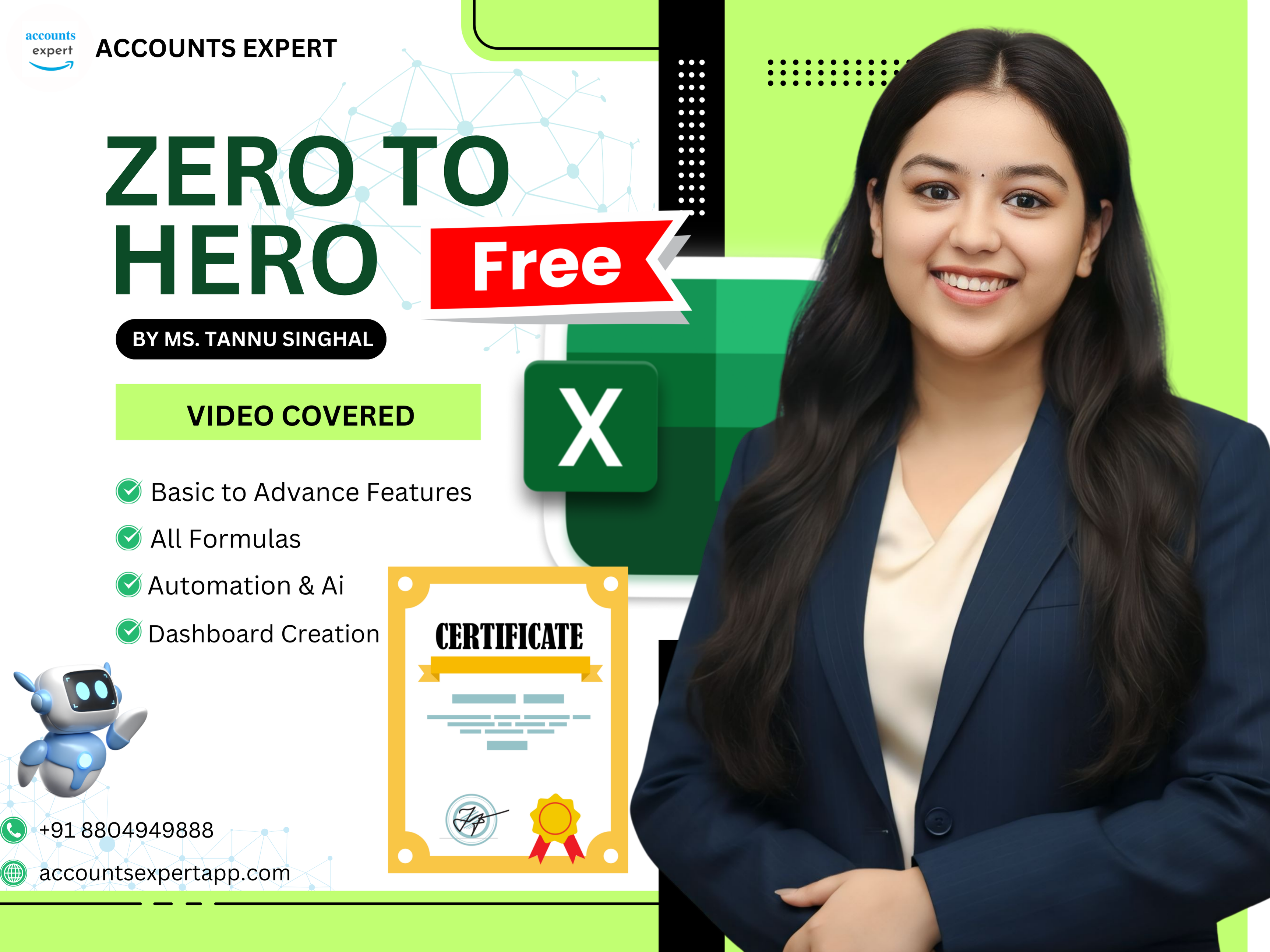 Excel Basics Mastery – Participation Certificate