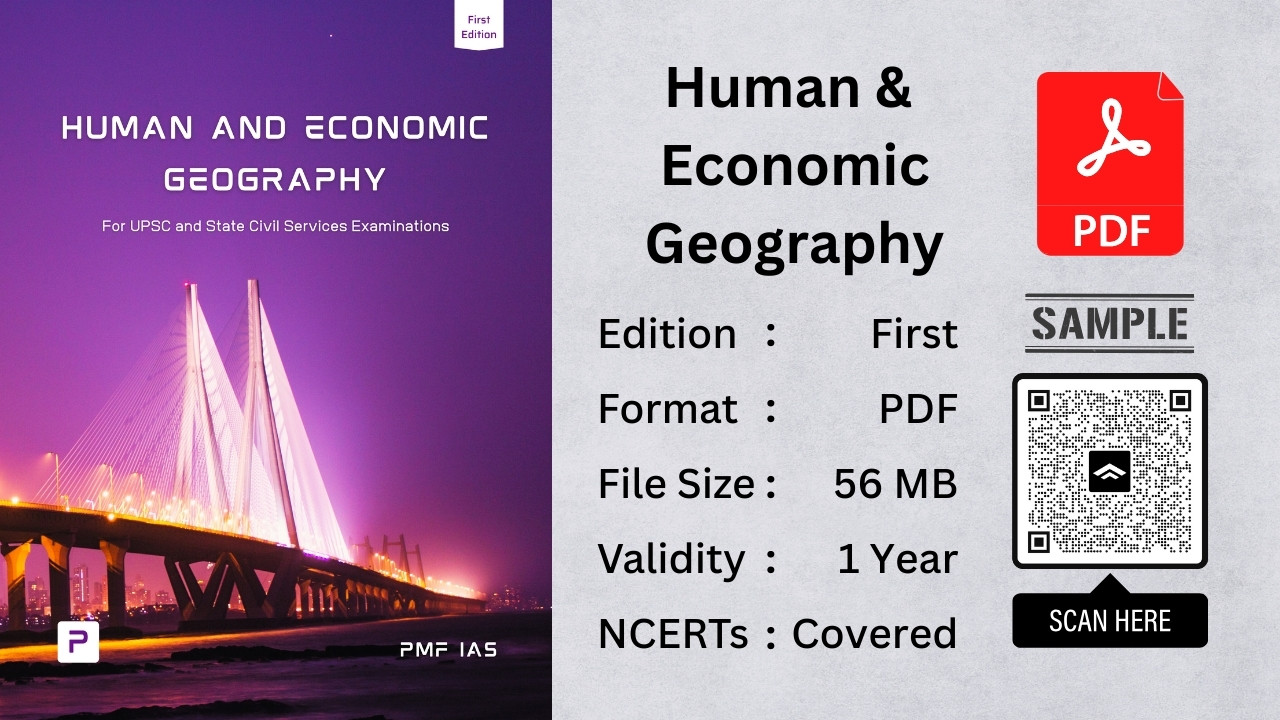 Human and Economic Geography [PDF] for UPSC, State PCS & Other Competitive Exams
