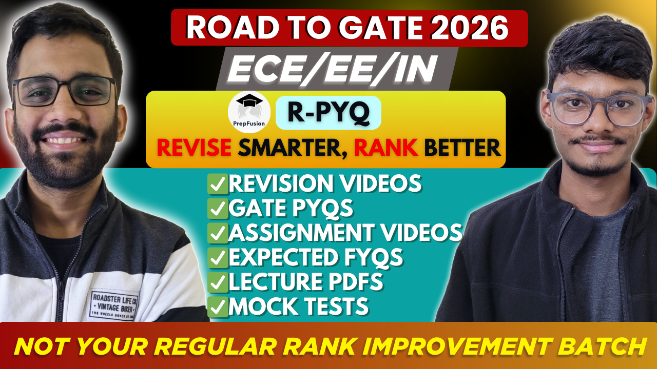 GATE R-PYQ: Not Your Regular Rank Improvement Batch