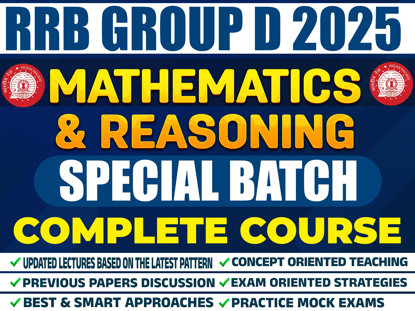 RRB Group D 2025 🚆 | Mathematics & Reasoning Special Batch 🎯 | Score Booster | CL02*