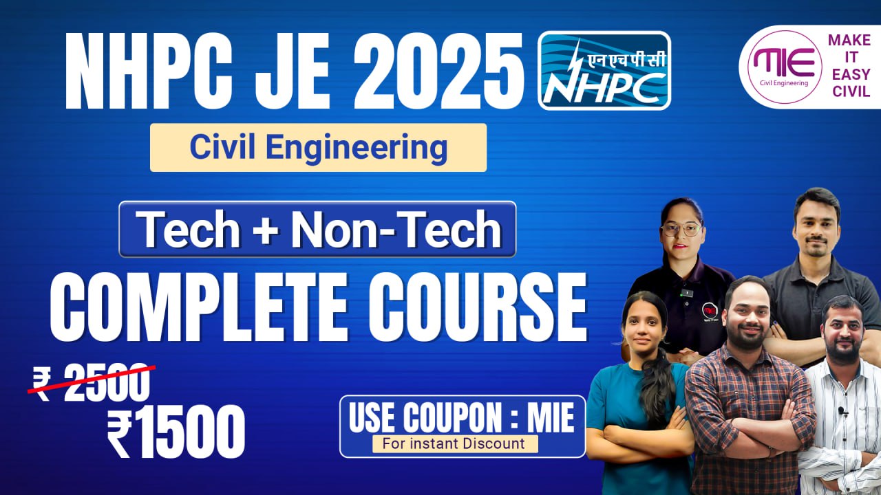 NHPC JE 2025 (Tech+Non-Tech)