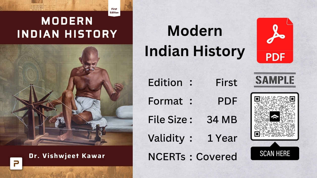 Modern Indian History [PDF] for UPSC, State PCS & Other Competitive Exams