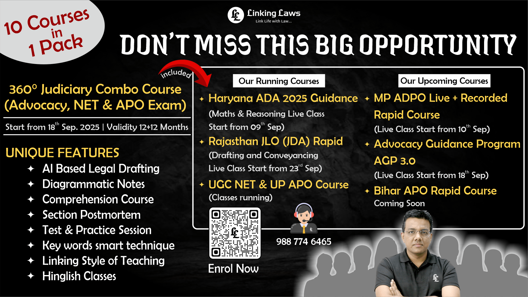 360° Judiciary Combo Course (Advocacy, NET & APO Exam)