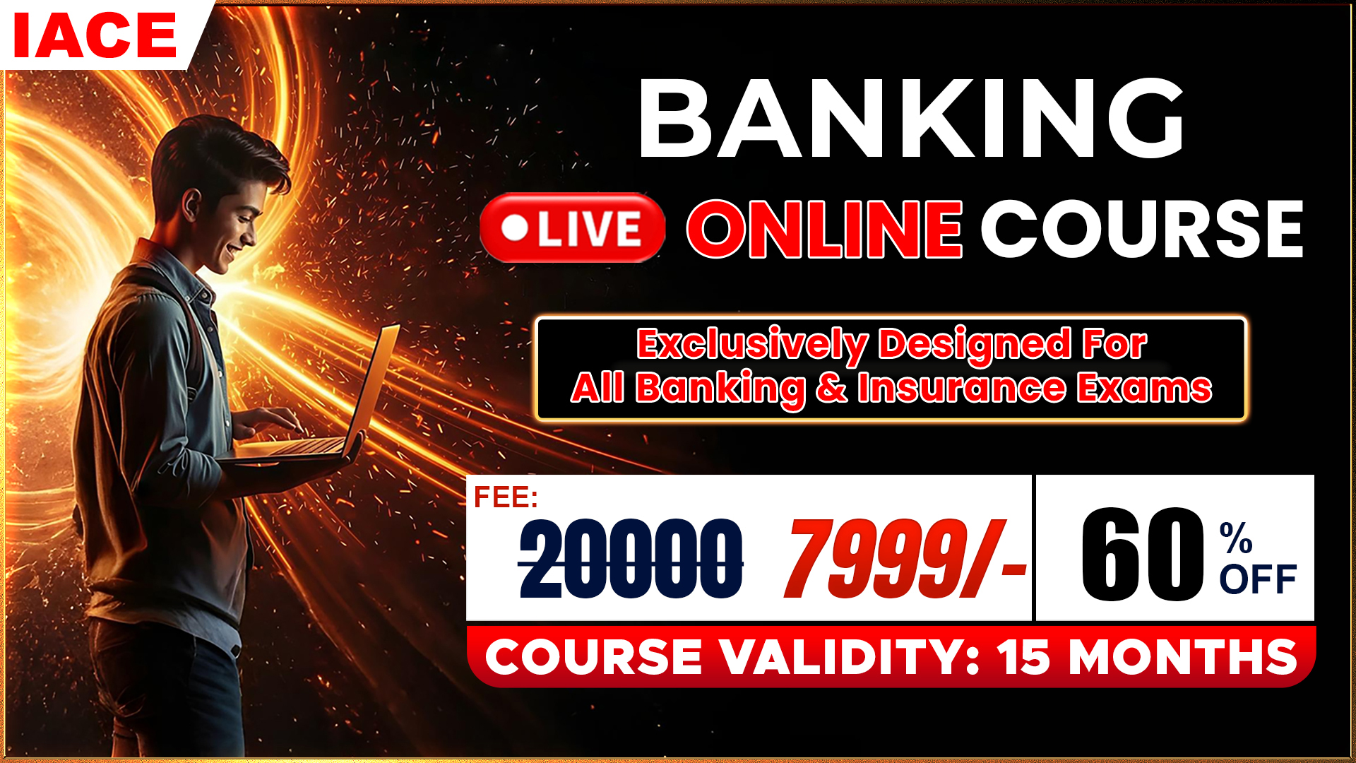BANKING LIVE ONLINE COURSE (15 MONTHS VALIDITY)