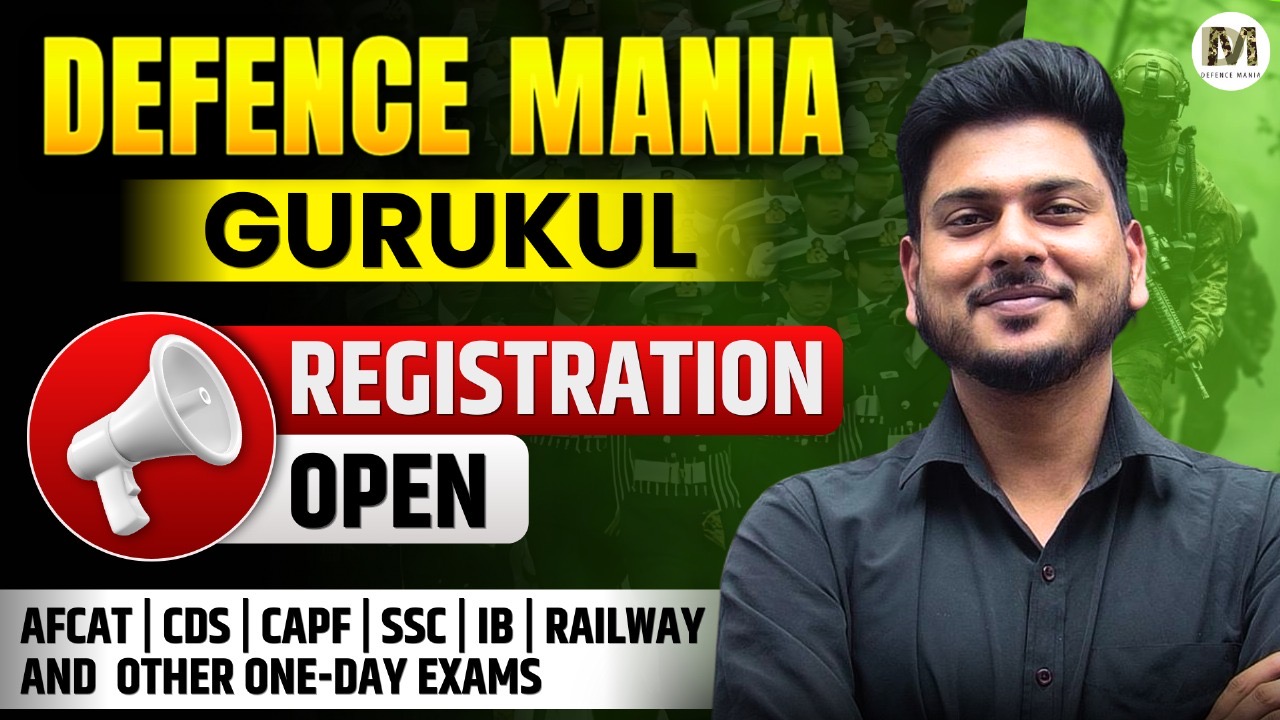 (Registration Only) Defence Mania Gurukul