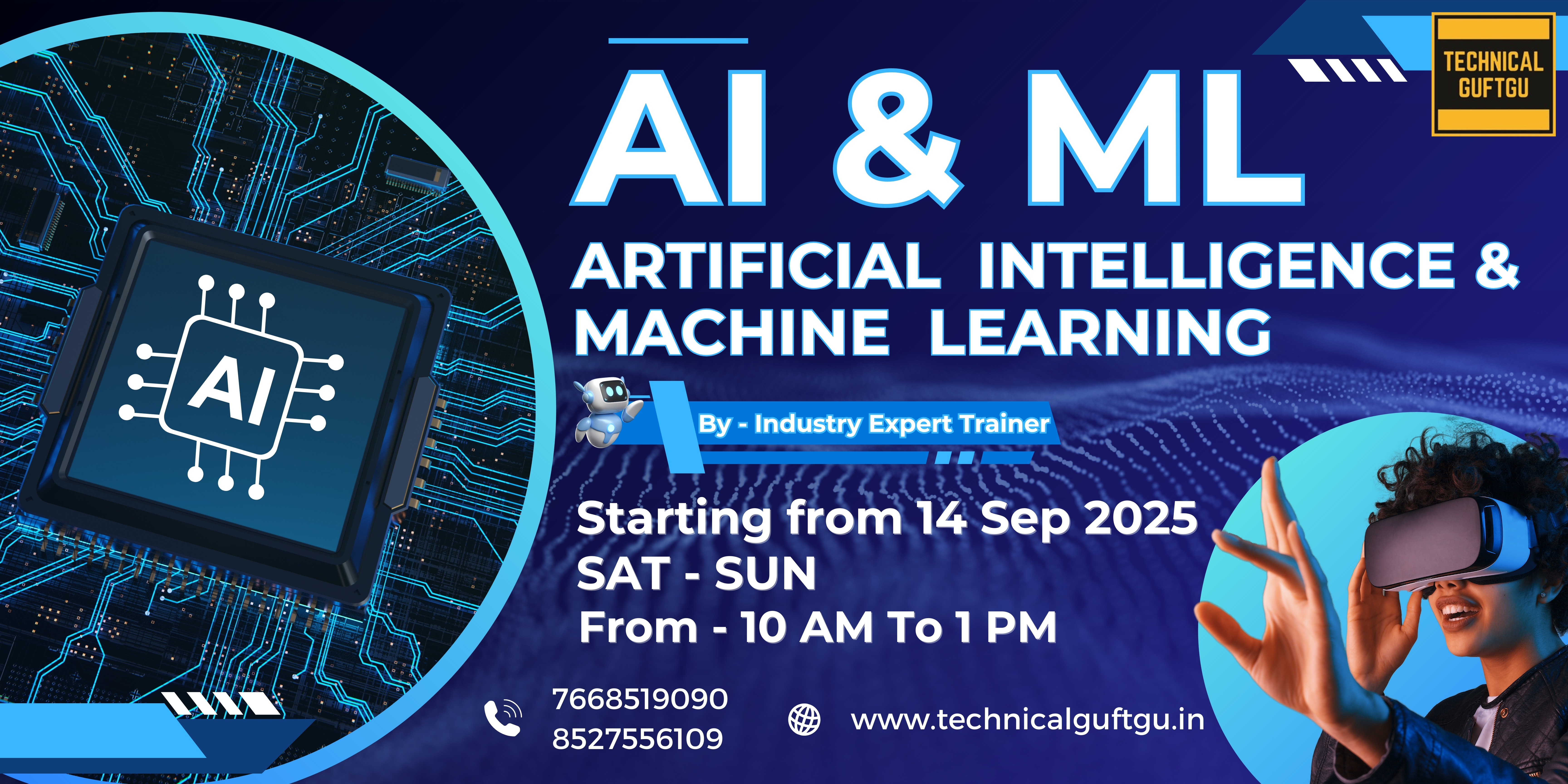 AI/ML Basic to Advanced 14 Sep 2025