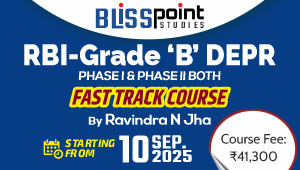 RBI – Grade ‘B’ – DEPR | CRASH COURSE (Phase – I & Phase – II both)  10 sept 2025