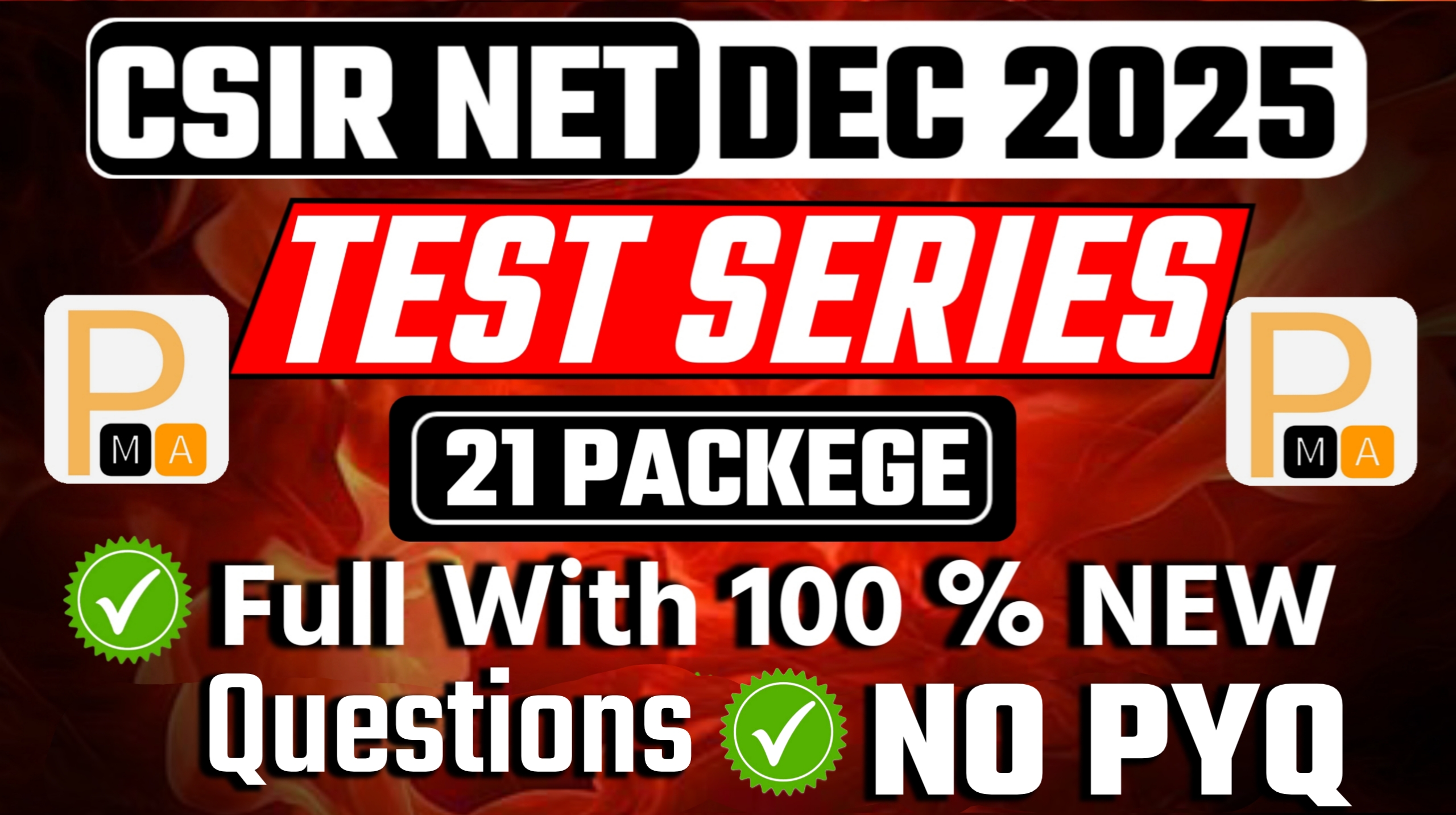 CSIR NET Dec 2025 Test Series (21 Package)