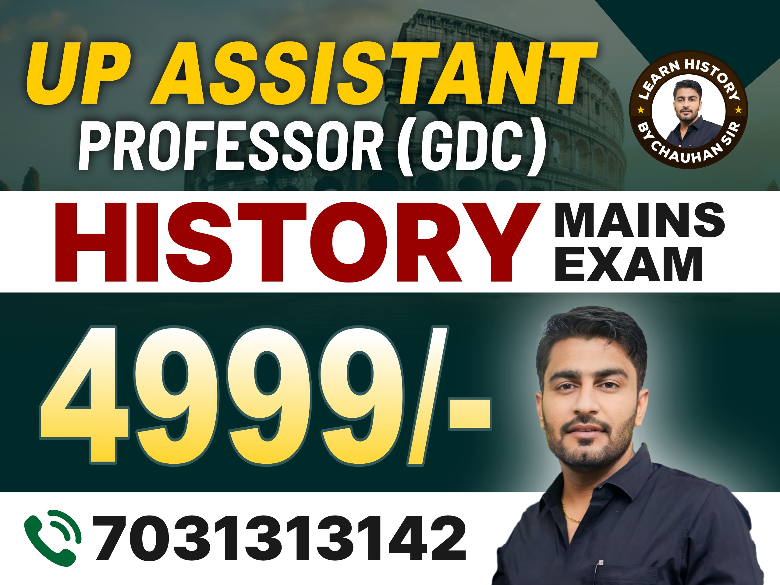 UP Assistant Professor History ( Mains Batch) 