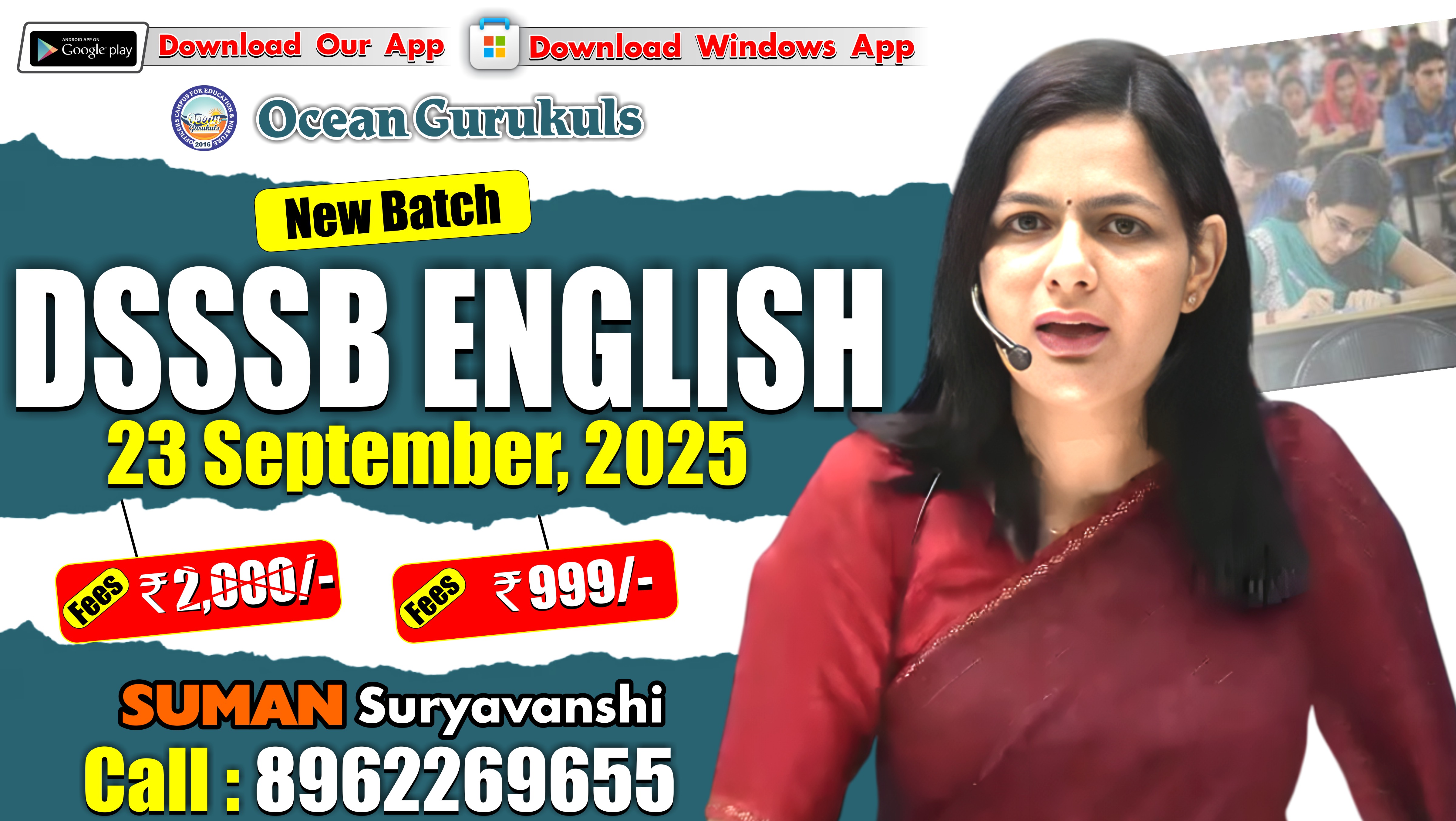 DSSSB ENGLISH LANGUAGE COURSE (23rd September 2025)