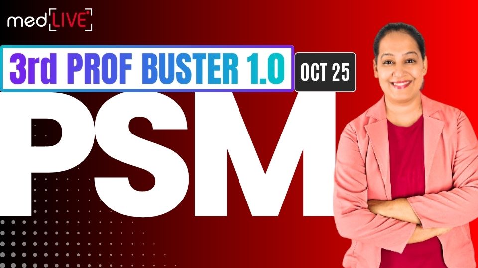 3rd Prof Buster 1.0 PSM (Community Medicine)