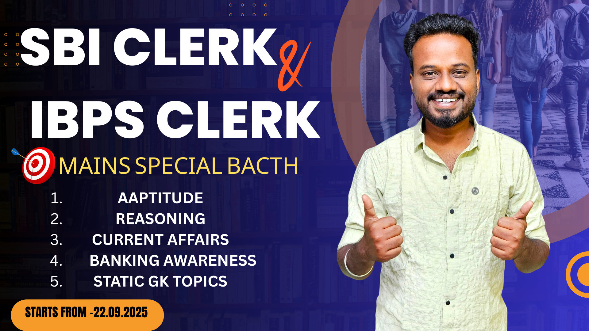 SBI CLERK & IBPS CLERK MAINS SPECIAL BATCH