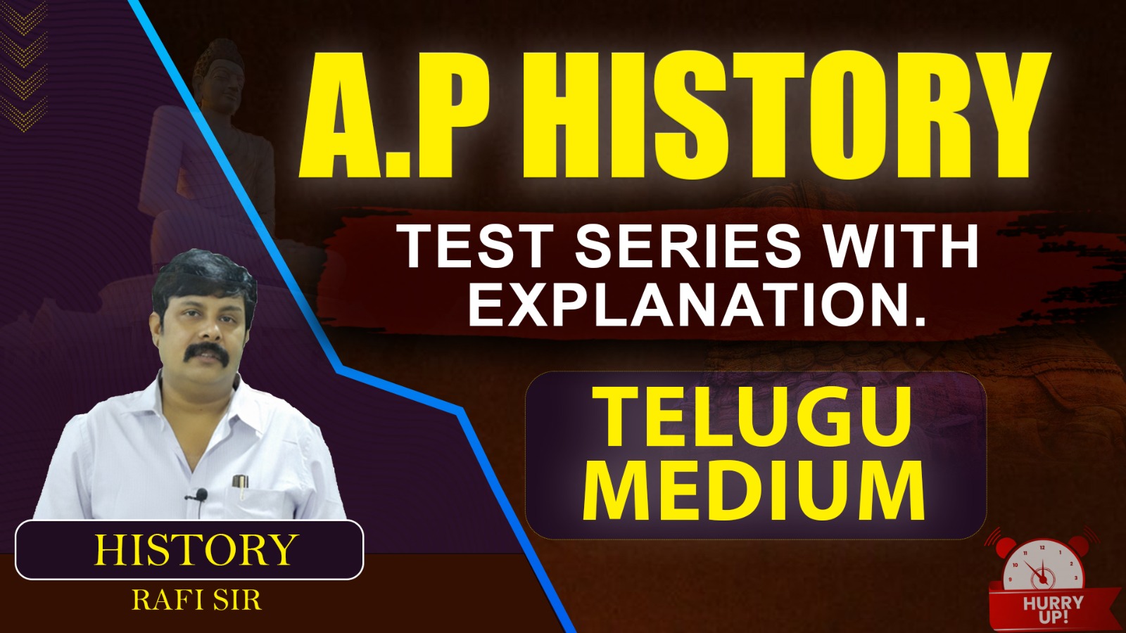 A.P.HISTORY TEST SERIES WITH EXPLANANTION BY RAFI SIR 