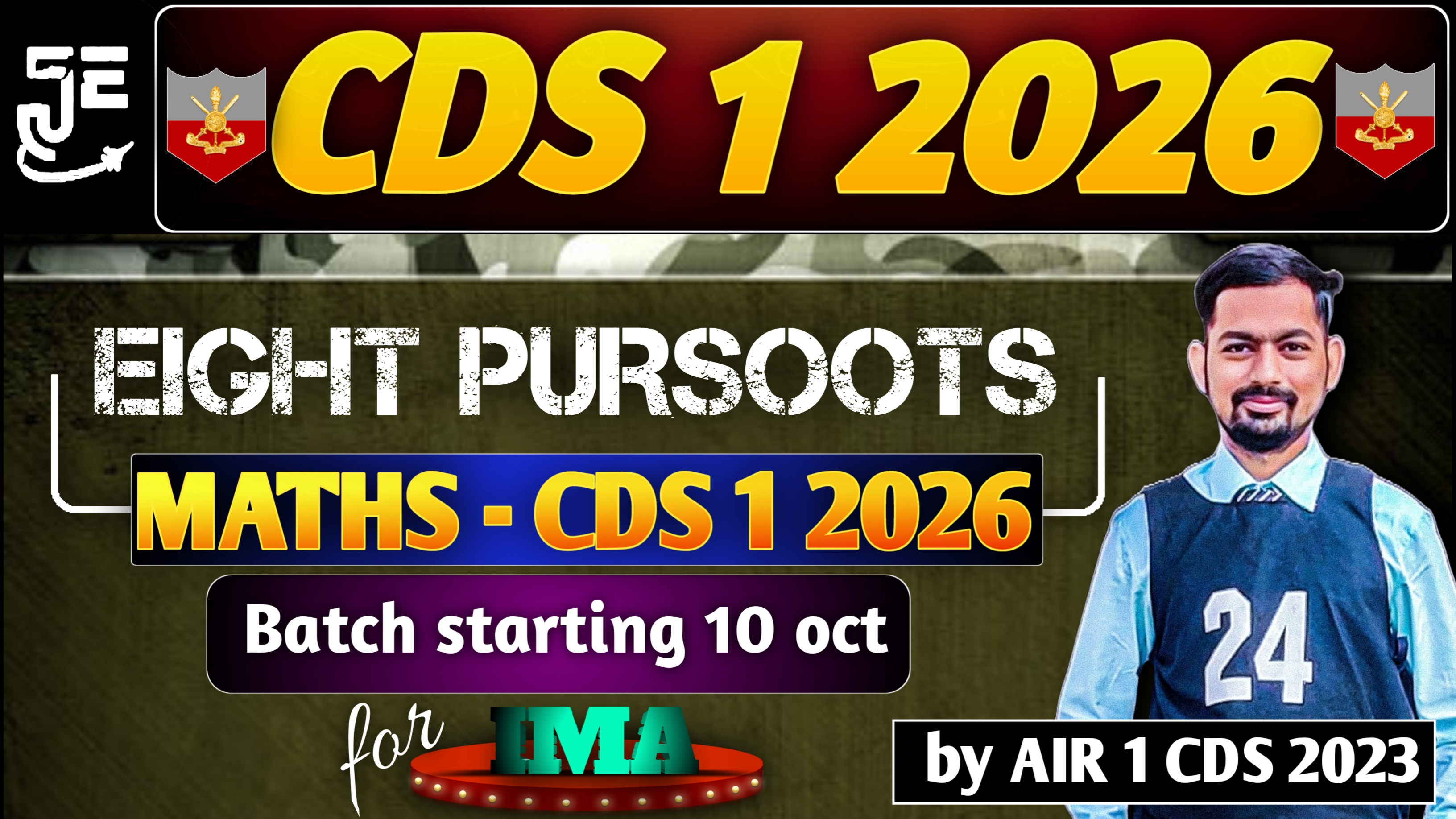 Eight Pursoots (CDS - MATHS)